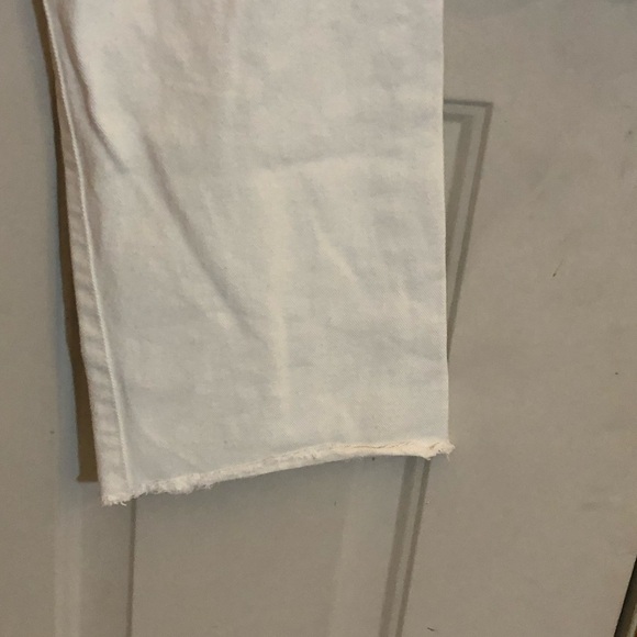Woman’s Rare Size M Aerin White Jeans - Picture 7 of 9